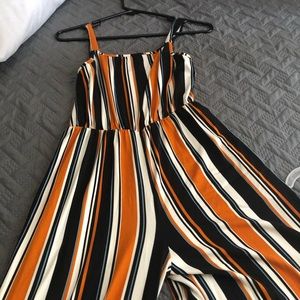 Striped jumpsuit never worn
